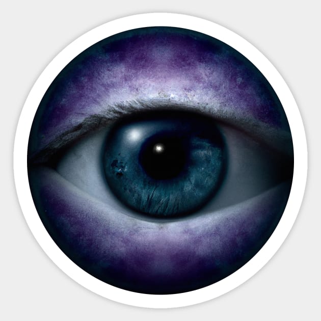 Dark Eye Sticker by EggheadK8